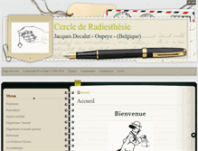 Tablet Screenshot of cercle-radiesthesie-j-decalut.com